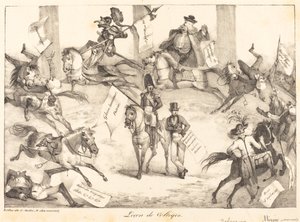 Voltigierunterricht (Trickreiten) von Eugène Delacroix