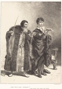 Polonius und Hamlet (Akt II, Szene II)