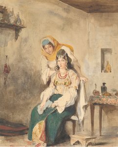 Saada, die Frau von Abraham Ben-Chimol, und Préciada, eine ihrer Töchter, 1832