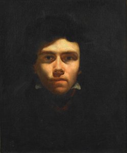 Selbstporträt, ca. 1816 von Eugène Delacroix