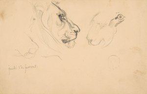 Skizzenbuch mit Ansichten von Tours, Frankreich und seiner Umgebung, 1828-29 von Eugène Delacroix
