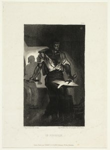 Der Schmied von Eugène Delacroix