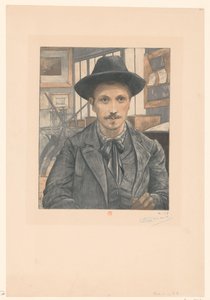 Selbstporträt von Eugène Delâtre