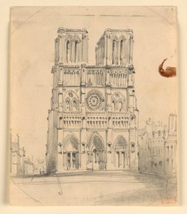 Notre Dame in Paris von Eugène Edouard Soulès