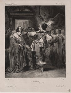 Chroniken von Frankreich: Szene der Fronde - Der Prinz von Condé von Eugène François Marie Joseph Devéria