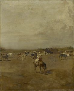 Arabisches Lager, ca. 1847 von Eugène Fromentin
