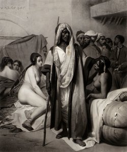 Der Sklavenhändler, ca. 1835 von Eugène Jazet