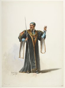 Btv1b84558104 10 - Saint-Saëns - Henry VIII - Kostümentwürfe - Lacoste - 10. Cranmer
