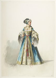 Saint-Saëns - Henry VIII - Kostümentwürfe - Lacoste - 18. Kostüm