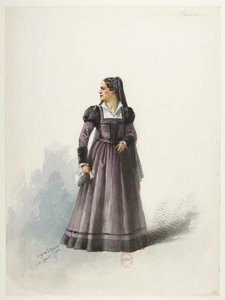 Saint-Saëns - Henry VIII - Kostümentwürfe - Lacoste - 77. Lady Clarence