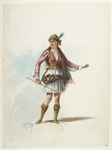 Saint-Saëns - Henry VIII - Kostümentwürfe - Lacoste - 42. Kostüm