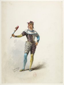 Saint-Saëns - Henry VIII - Kostümentwürfe - Lacoste - 71. Der Narr des Königs