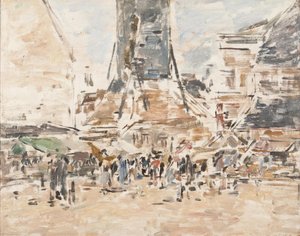 St. Catherines Markt in Honfleur