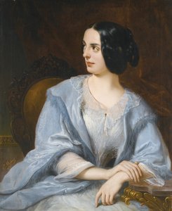 Porträt der Schauspielerin des kaiserlichen Theaters Vera Samoylova, 1845