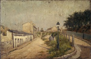 Rue du Pot-au-Lait im Jahr 1894 von Eugène de Ménorval