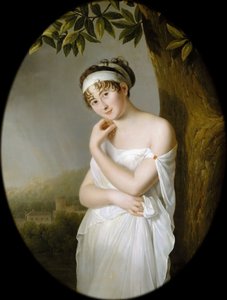 Porträt von Madame Récamier, geborene Julie Bernard 1777-1849 von Eulalie Morin