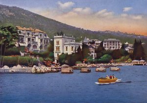 Abbazia, jetzt Opatija in Kroatien: Ville viste dal Porto, Sanatorio Dott Horvat, und andere (Foto) von European Photographer