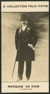 Albert-Jules-Felix-Philippe Marquis De Dion, Automobilismus von European Photographer