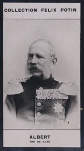 Friedrich-August Albert, König von Sachsen (1828-1902) von European Photographer
