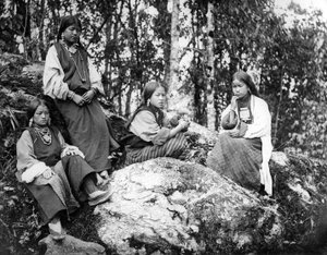 Himalaya-Frauen, ca. spätes 19. Jahrhundert