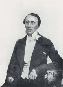 Der Dichter Hans Christian Andersen (s/w Foto) von European Photographer