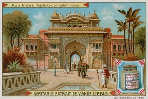 Ein Palast eines Rajas von European School