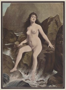 Eine Sirene, ein Wesen aus der griechischen Mythologie von European School