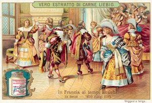 Ein Tanz zur Zeit von Ludwig XIII. von European School