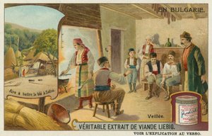 Eine Nachtwache und das Weizendreschen in Secke von European School
