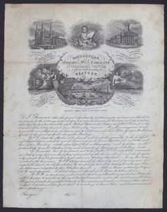 Werbung für Graveur und lithografischen Drucker, Daniel F Duncan aus Glasgow von European School