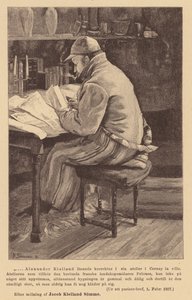 Alexander Kielland, norwegischer Autor (Gravur)