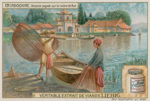 Alte Pagode am Parfümfluss in Vietnam von European School