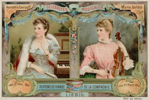 Annette von Essipoff und Marie Soldat von European School