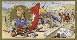 Arnold von Winkelried und die Schlacht bei Sempach, Schweiz, 1386 von European School