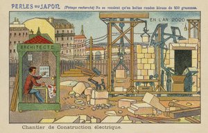 Automatisierte elektrische Baustelle im Jahr 2000 von European School