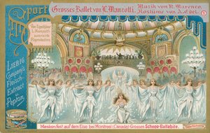 Ballett, Liebig-Karte, frühes 20. Jahrhundert
