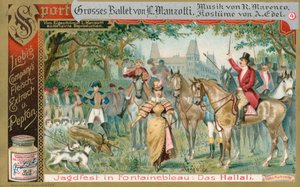 Ballett, Liebig-Karte, frühes 20. Jahrhundert