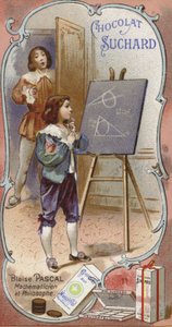 Blaise Pascal, französischer Physiker und Mathematiker, als Kind