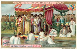 Segnung der Gewässer in Rumänien von European School