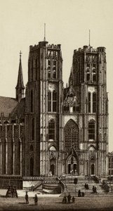 Bruxelles: Eglise des Saints Michel und Gudule von European School