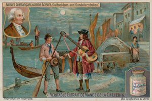 Carlo Goldoni in Der venezianische Gondolier oder die verschmähten Liebhaber