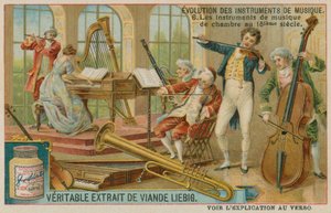 Kammermusikinstrumente aus dem 18. Jahrhundert von European School