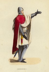 Militärische Uniform (Farbstich) von European School