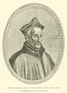 Diego Lainez, einer der ersten Gefährten und Nachfolger von St. Ignatius (Stich) von European School