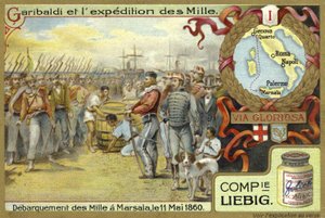 Landung der Tausend, Marsala, Sizilien, 11. Mai 1860 von European School