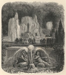 Wasser von Versailles (Gravur) von European School