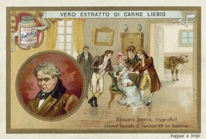Edward Jenner, englischer Arzt und Wissenschaftler, der einen Impfstoff gegen Pocken entdeckte