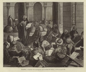 Ägypten - Stuhl der Moschee der Al-Azhar-Universität von European School