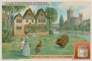 Englische Cottages an der oberen Themse von European School