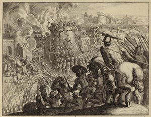 Fall Jerusalems an die Babylonier (Stich) von European School